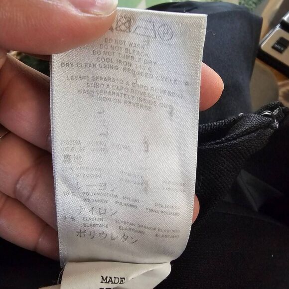 Red Valentino Black Wool Pencil Skirt 46 US 10 - Picture 7 of 7